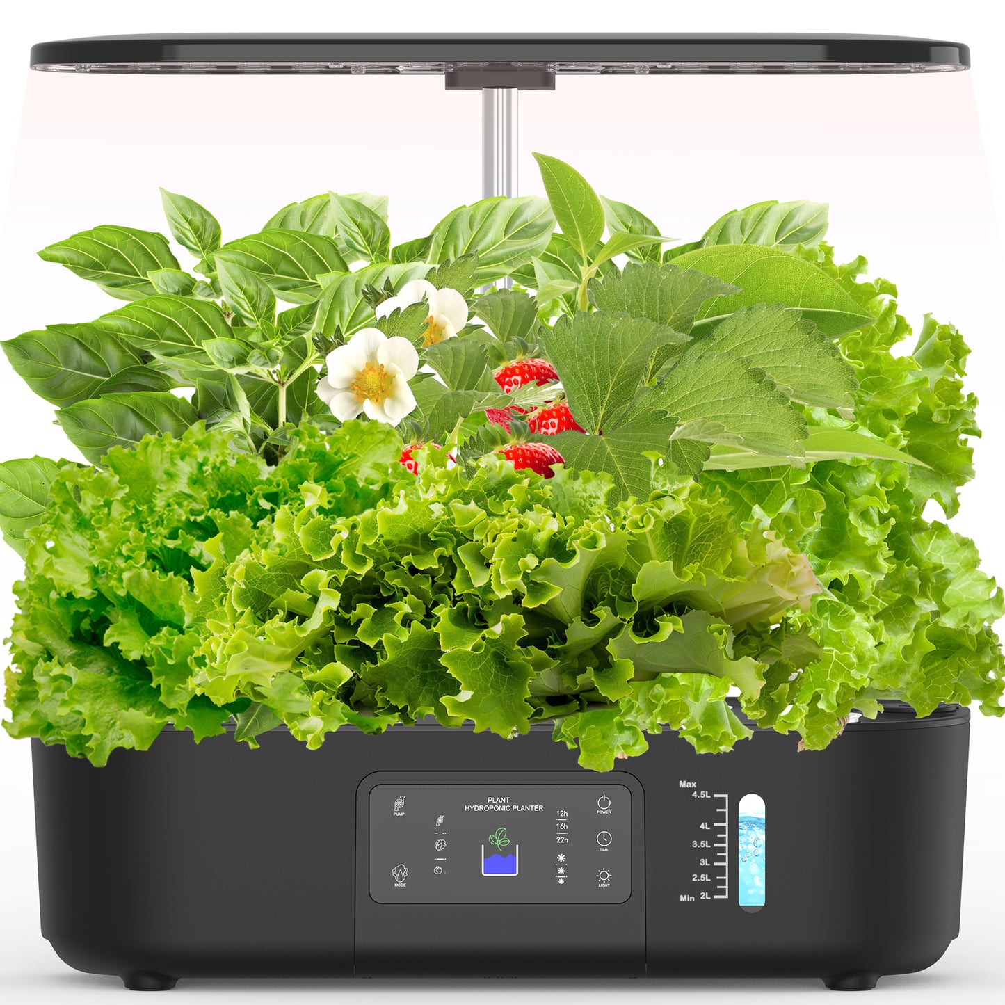 Hydroponics Growing System,BHTNYOO-13 Pods Indoor Herbs Garden Gardening Kit with Multi-Mode Adjustable Height LED Growth Lights